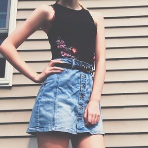 American Eagle Floral Crop Top
